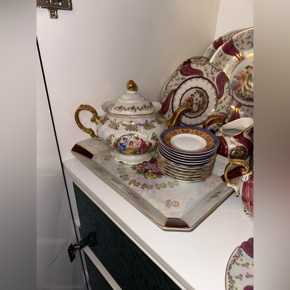 Antique Porcelain large China Set from the USSR Volkstedt - Picture 4 of 16